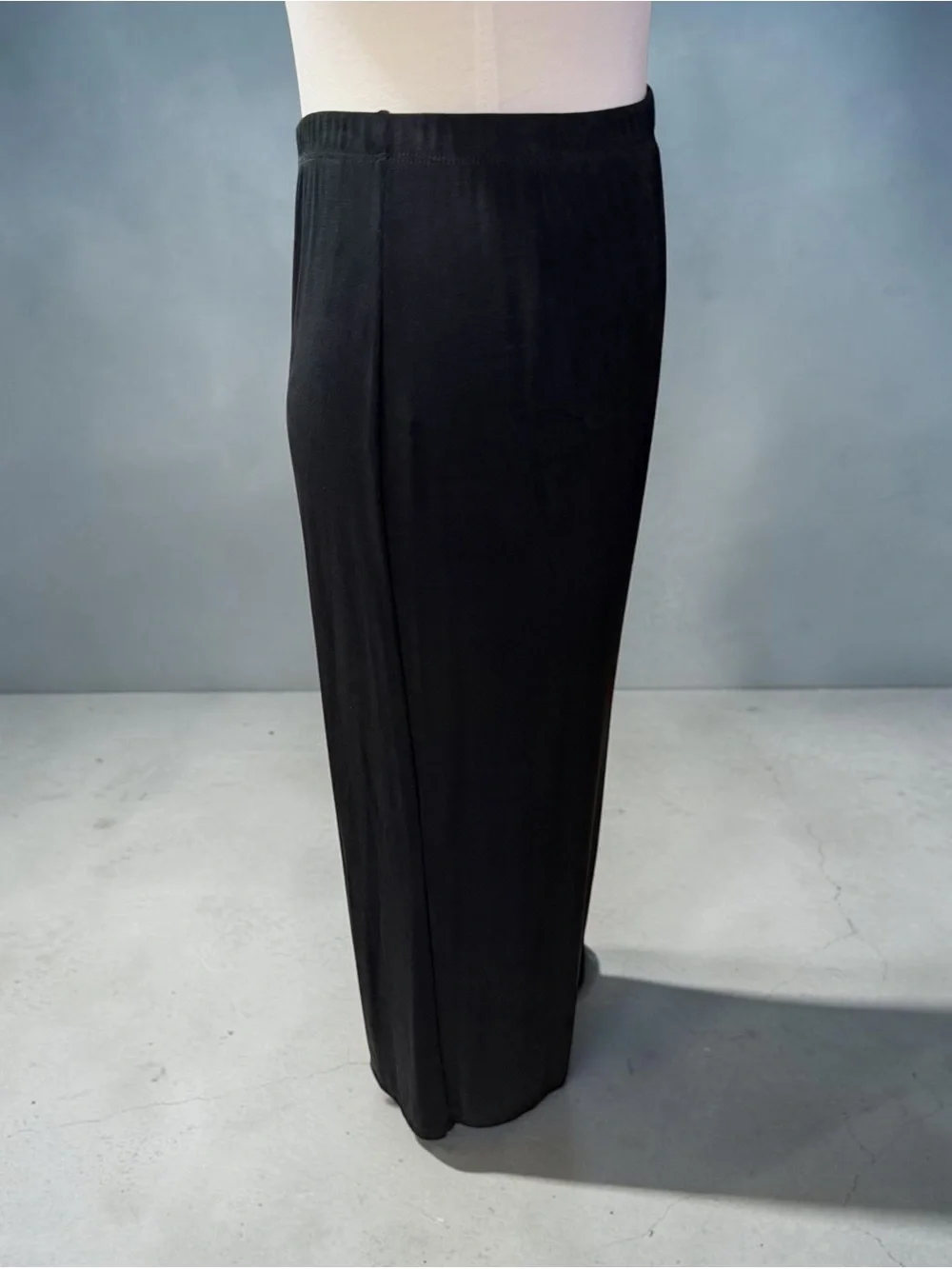Private Editions by Chico Classic Black Maxi Skirt - Size 1